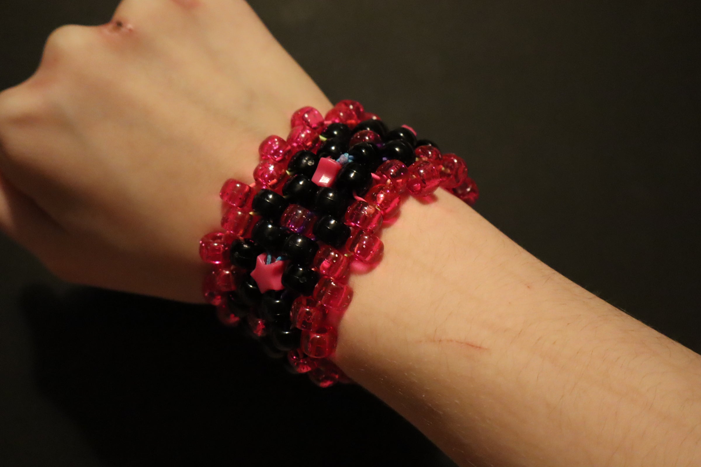 Pink Star Cuff