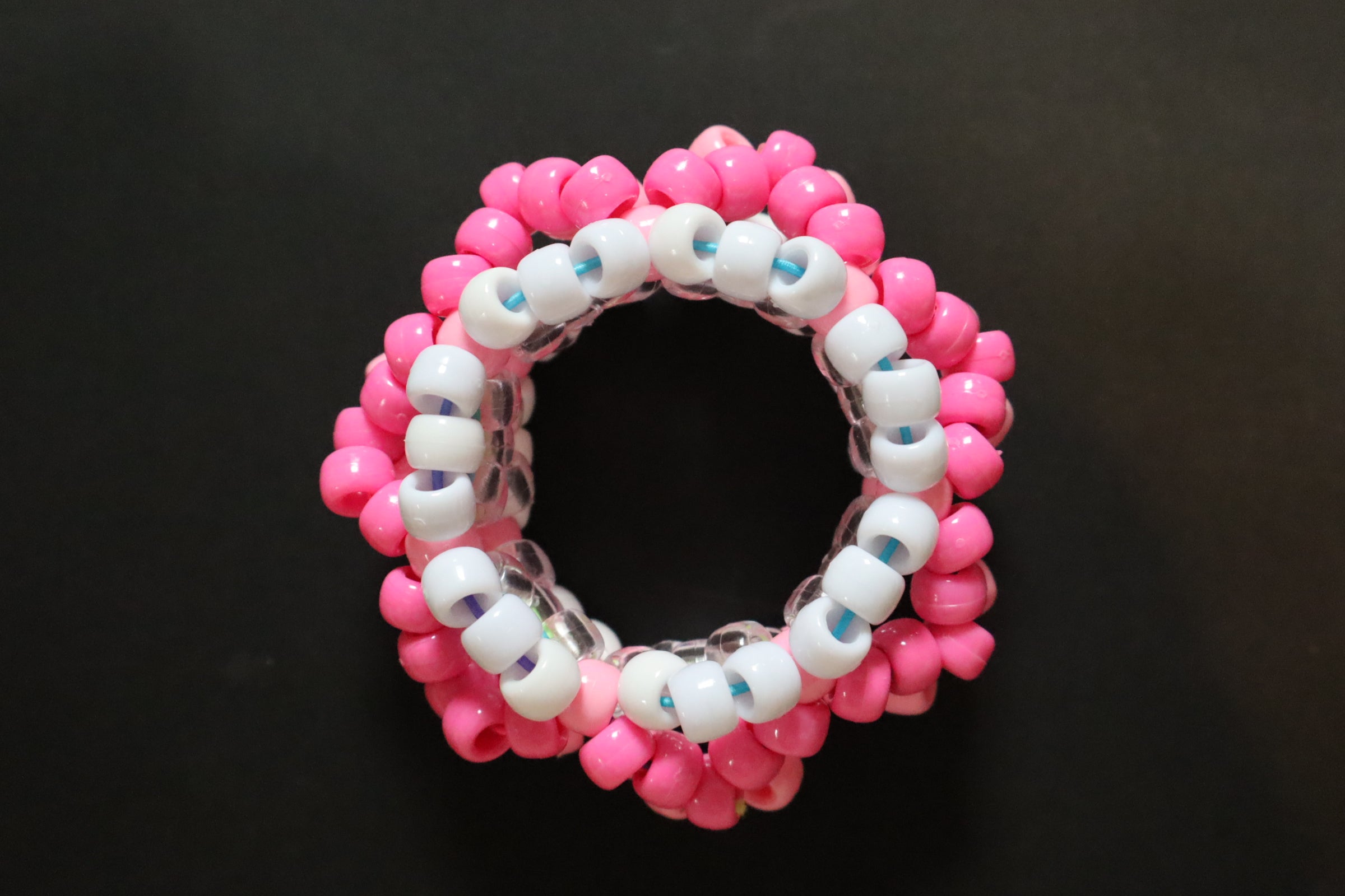 Pink n' White 3D Cuff